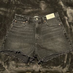 90s relaxed cut off shorts